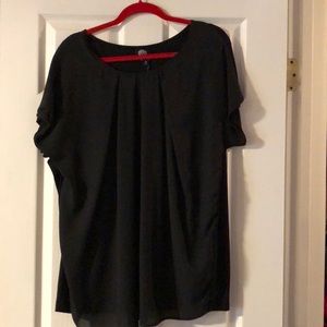 Bobeau chiffon front blouse